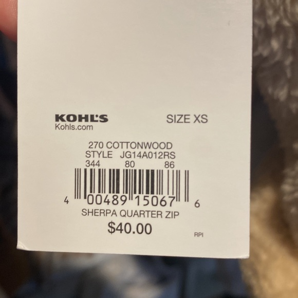 tan cropped sherpa - Picture 6 of 6